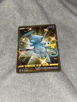 Pokemon TCG Mew Holo Secret Rare Card Celebrations 025/025 Near Mint Condition - Image 4