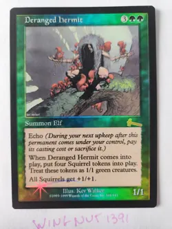 Deranged Hermit Urza's Legacy Foil MTG Mint/NM Magic The Gathering - Image 1