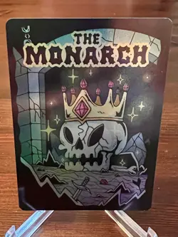 Wizard Of The Barge Magic The Gathering Foil The Monarch Token Kickstarter - Image 1
