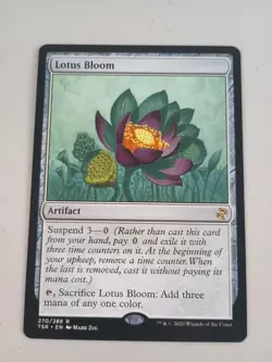 1x Lotus Bloom Time Spiral Remastered MTG Magic the Gathering NM - Image 1