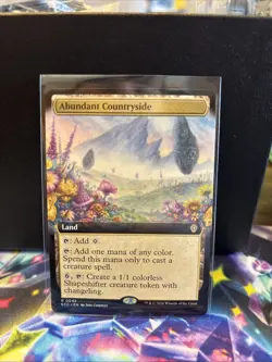Abundant Countryside (Extended Art) Commander: Lorwyn Eclipsed Regular Near Mint - Image 1