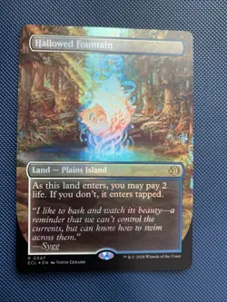 Hallowed Fountain (Borderless) Lorwyn Eclipsed Foil - Image 1