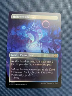 Hallowed Fountain (Borderless) Lorwyn Eclipsed Foil - Image 2