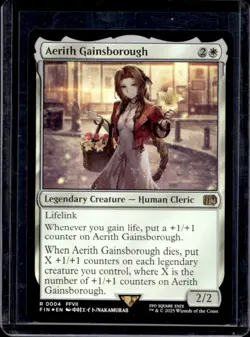 2025 Magic The Gathering MTG Final Fantasy Aerith Gainsborough #0004 - Image 1