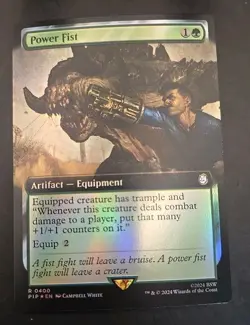 Power Fist (Extended Art) Universes Beyond: Fallout MTG Foil Near Mint - Image 1