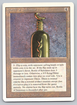 Bottle of Suleiman NM - Revised 1994 3rd Edition- MTG - Image 1