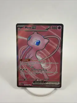 Pokemon Mew EX Full Art Ultra Rare Holo Card 193/165 Scarlet & Violet 151 #2 - Image 1