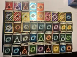 Pokemon Basic Energy Holo LOT 41 Total Cards - Image 1