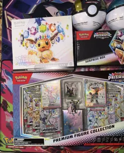 Pokemon TCG Prismatic Evolutions Lot Premium Figure Collection Etb Surprise Box - Image 2