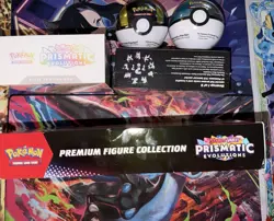 Pokemon TCG Prismatic Evolutions Lot Premium Figure Collection Etb Surprise Box - Image 5