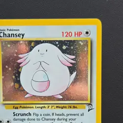 Pokemon TCG Chansey Base Set 2 Holo Unlimited Rare 3/130 LP- - Image 4