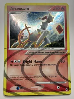 Pokemon Arceus AR3 Platinum Arceus Holo LP - Image 1