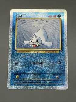 SEEL Legendary Collection POKEMON Silver Reverse Holo 2002 Trading Card 92/110 - Image 1
