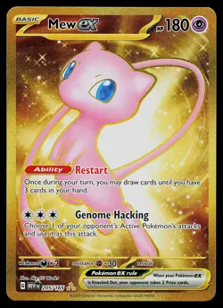 Pokemon Card - Mew ex Scarlet & Violet 151 205/165 Secret Rare - Image 1