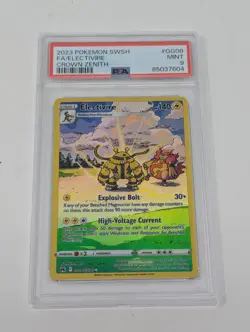 2023 Pokemon SWSH Crown Zenith Electivire FA #GG08 Galarian Gallery PSA 9 - Image 1