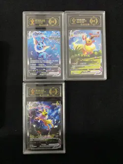 2024 Pokemon TCG S-CHN CSHC #006/009 Vaporeon Flareon VMAX APH 10 Lot*3 YB13 - Image 1