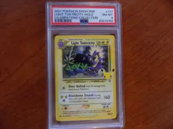 Pokemon PSA 8 2021 Pokemon Celebrations Light Toxtricity Holo #SWSH137 - Image 2