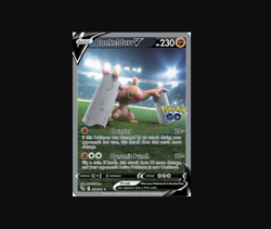 Pokemon PSA 8 TCG Conkeldurr V (Alternate Full Art) Pokemon GO 074Ultra Rare - Image 1