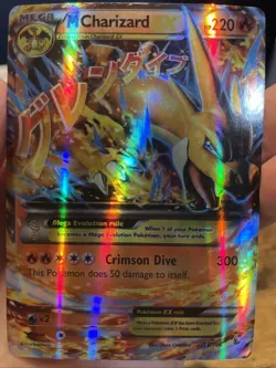 Pokemon Mega Charizard EX 13/106 Holo Ultra Rare 2014 - Image 1