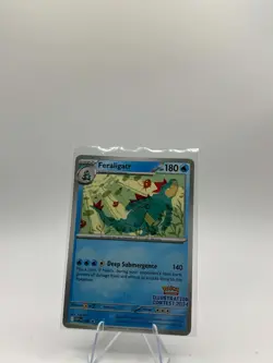 Feraligatr SVP 213 Black Star Promo Illustration Contest Pokemon TCG 2024 NM - Image 1