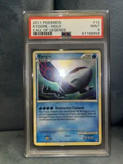 2011 Pokemon #12 Kyogre Call Of Legends Holo PSA 9 - Image 2