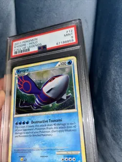 2011 Pokemon #12 Kyogre Call Of Legends Holo PSA 9 - Image 3