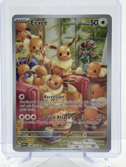 Eevee 188/167 Illustration Rare Twilight Masquerade Pokemon Near Mint - Image 1