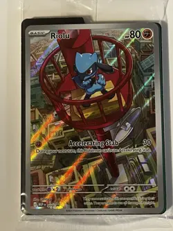 Pokemon TCG Riolu Illustration Rare Mega Evolutions Promo - SEALED - Image 1