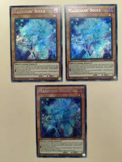 3x Yugioh! Magicians’ Souls BROL-EN066 Secret Rare 1st Ed LP - Image 2