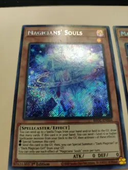3x Yugioh! Magicians’ Souls BROL-EN066 Secret Rare 1st Ed LP - Image 3