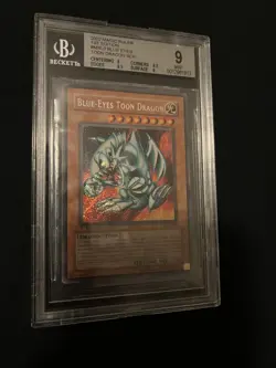 Yu-Gi-Oh! Blue Eyes Toon Dragon 1st Edition Secret Rare BGS 9 MINT MRL-000 - Image 2