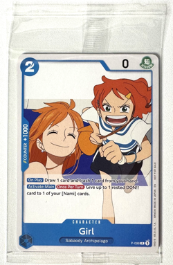 One Piece Girl (OP14 Release Event) P-096 Sealed Promotion Card - Image 1