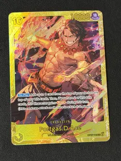 Portgas.D.Ace OP07-119 SEC - One Piece TCG English Near-Mint Foil Secret Rare - Image 1