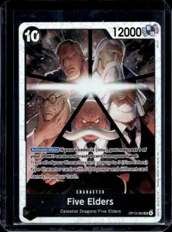 One Piece Carrying on His Will English Five Elders #OP13-082 - Image 1