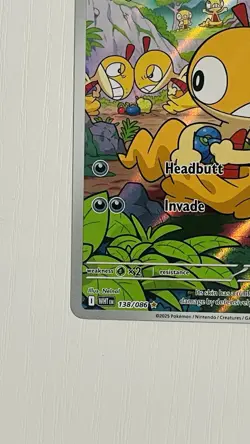 Pokemon Card Scraggy 138/086 White Flare Illustration Rare NM - Image 5