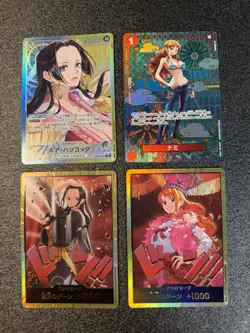 4 Set LDR Boa SP Nami & Gold Don (Special Parallel) ONE PIECE CARD GAME Japanese - Image 1