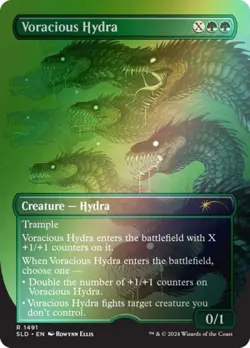 MTG English Voracious Hydra (Rainbow Foil) NM Foil Secret Lair - Image 1