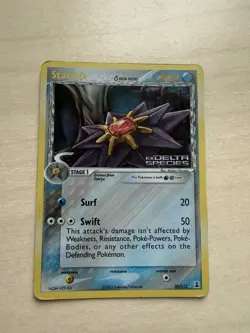 Pokemon TCG Starmie EX Delta Species Reverse Holo Rare Card 30/113 - Image 1