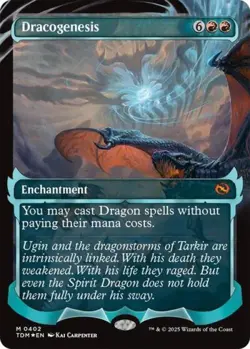 MTG English Dracogenesis (0402) (Showcase) NM Foil Tarkir: Dragonstorm - Image 1