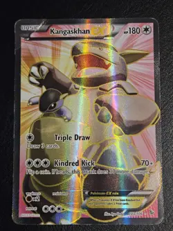 Kangaskhan EX 103/106 Pokemon Flashfire XY Full Art Ultra Rare Card MP DMG - Image 2