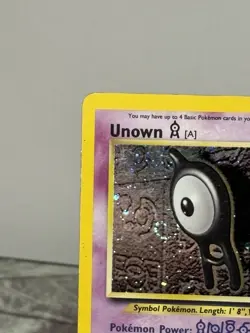 Unown [A] 2001 14/75 Neo Discovery Pokemon Card TCG WOTC Vintage Holo Rare - Mp - Image 3