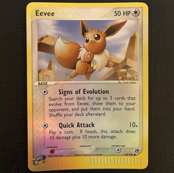 Eevee #63/100 EX Sandstorm Reverse Holo Pokemon Card e-reader 2003 - Image 1