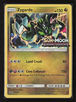Zygarde SM48 Promo SM Promos Staff Stamped Pokemon Card - Image 1