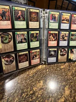 Harry Potter 2001 TCG Base Card Lot Harry Potter Warner Bros. 180 Card Album - Image 1