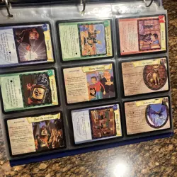 Harry Potter 2001 TCG Base Card Lot Harry Potter Warner Bros. 180 Card Album - Image 2