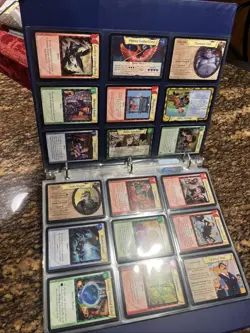 Harry Potter 2001 TCG Base Card Lot Harry Potter Warner Bros. 180 Card Album - Image 3