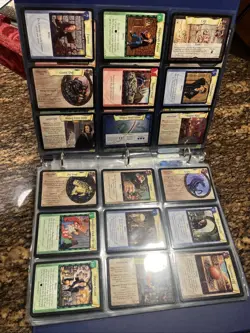 Harry Potter 2001 TCG Base Card Lot Harry Potter Warner Bros. 180 Card Album - Image 4