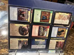 Harry Potter 2001 TCG Base Card Lot Harry Potter Warner Bros. 180 Card Album - Image 5