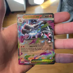 Pokemon Mega Charizard X ex 013/094 Phantasmal Flames Double Rare Holo Card - Image 2