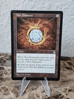 Stronghold MTG Mox Diamond Magic The Gathering Card Rare - Image 3